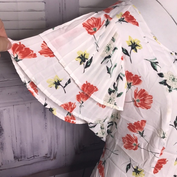 New Style & Co size 1X 2X Spring Floral Top dre π - Picture 4 of 6